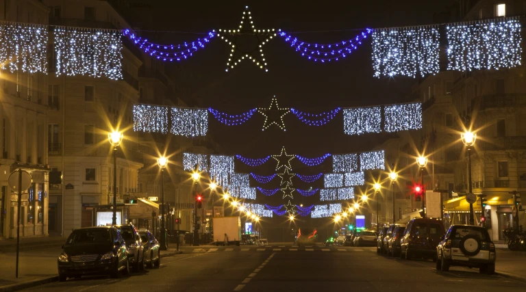 Świąteczna dekoracja ulicy